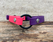 Load image into Gallery viewer, Mud-proof small dog collar, 2 colors, adjustable buckle collar with black fittings
