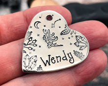 Load image into Gallery viewer, cute dog tag with fairy
