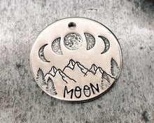 Load image into Gallery viewer, moon dog tag

