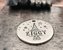 Load image into Gallery viewer, christmas dog id tag personalized with name and phone numbers
