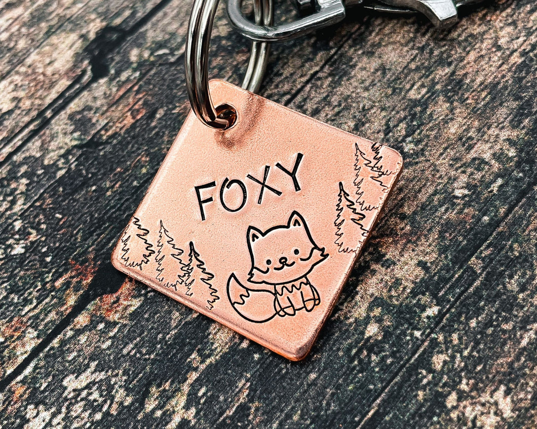 double-sided dog tag wit 2 phone numbers