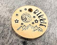 Load image into Gallery viewer, hand-stamped cute dog tag
