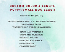 Load image into Gallery viewer, Mud-Proof Dog Leash For Small Dogs And Puppies - Choose your color and length
