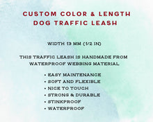 Load image into Gallery viewer, Dog traffic leash, mud proof leash handle 13mm / 1/2 in
