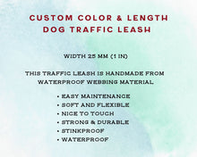 Load image into Gallery viewer, Dog traffic leash, mud-proof leash handle 25mm / 1in
