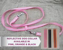 Load image into Gallery viewer, Hands-free reflective dog leash, safety dog lead multi-use
