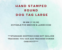 Load image into Gallery viewer, Dog id tag, double-sided, 2 phonenumbers
