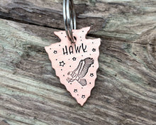 Load image into Gallery viewer, Arrow head dog tag with eagle and stars
